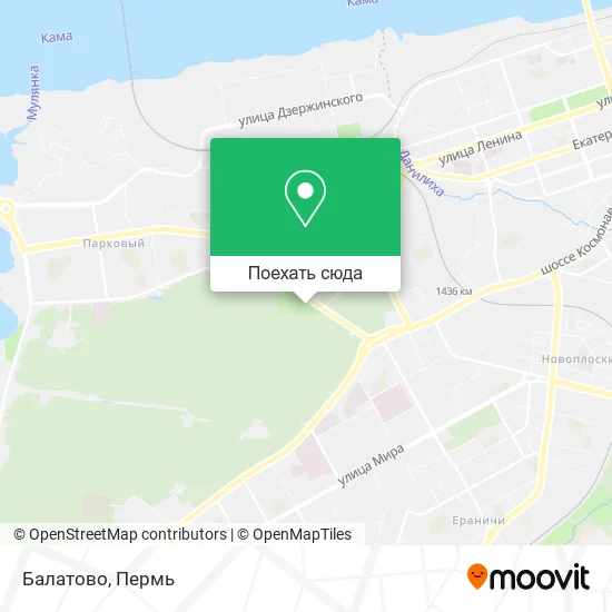 Карта Балатово