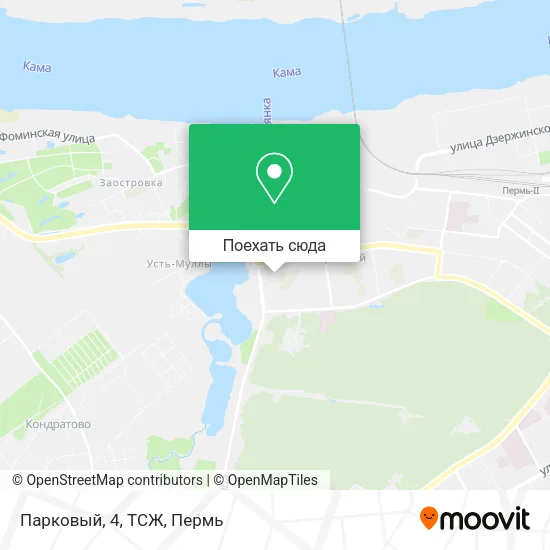 Карта Парковый, 4, ТСЖ
