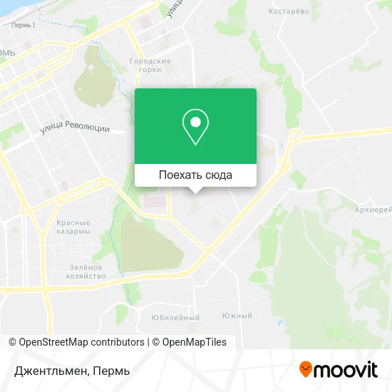 Карта Джентльмен