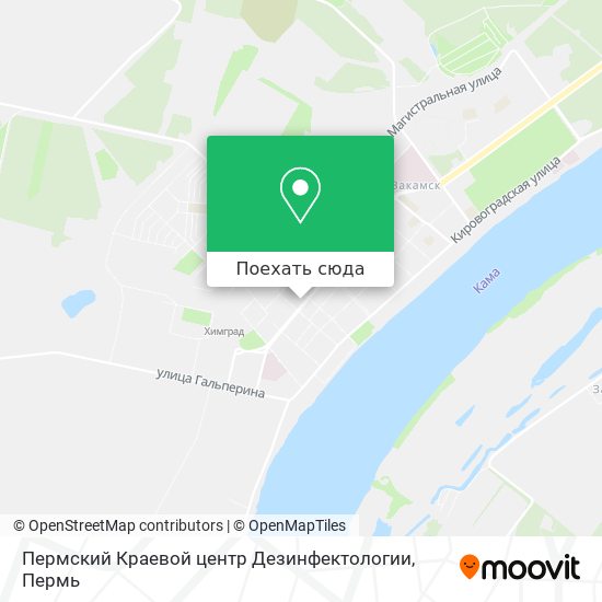 Карта Пермский Краевой центр Дезинфектологии
