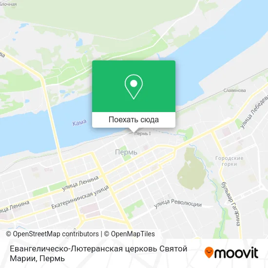 Карта Евангелическо-Лютеранская церковь Святой Марии