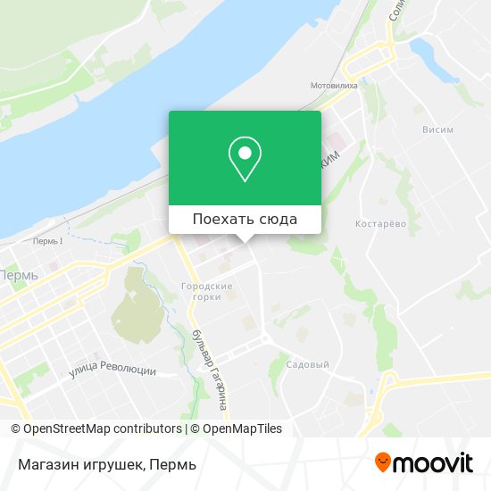 Карта Магазин игрушек