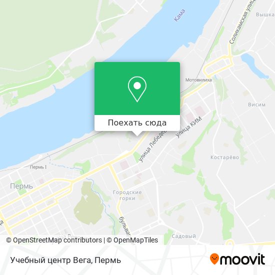 Карта Учебный центр Вега