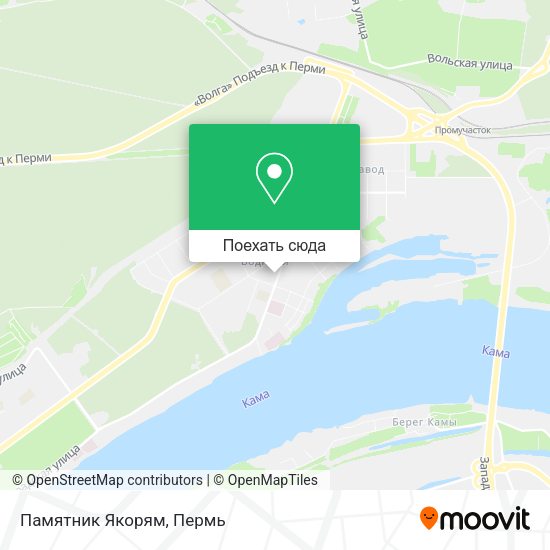 Карта Памятник Якорям