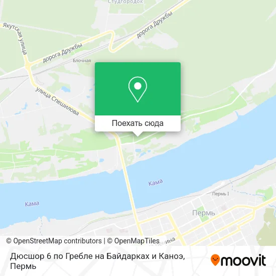 Карта Дюсшор 6 по Гребле на Байдарках и Каноэ