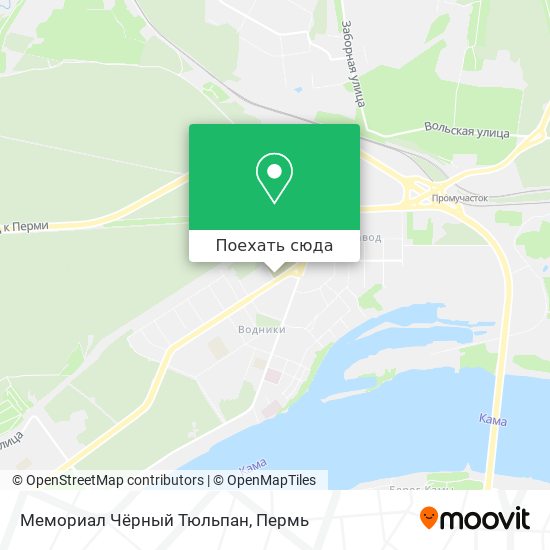 Карта Мемориал Чёрный Тюльпан