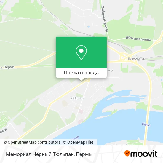 Карта Мемориал Чёрный Тюльпан