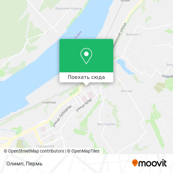 Карта Олимп