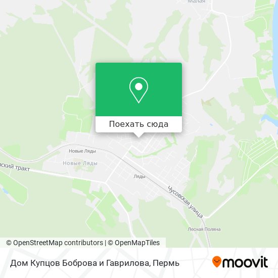 Карта Дом Купцов Боброва и Гаврилова