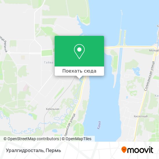 Карта Уралгидросталь