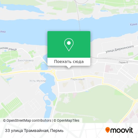 Карта 33 улица Трамвайная