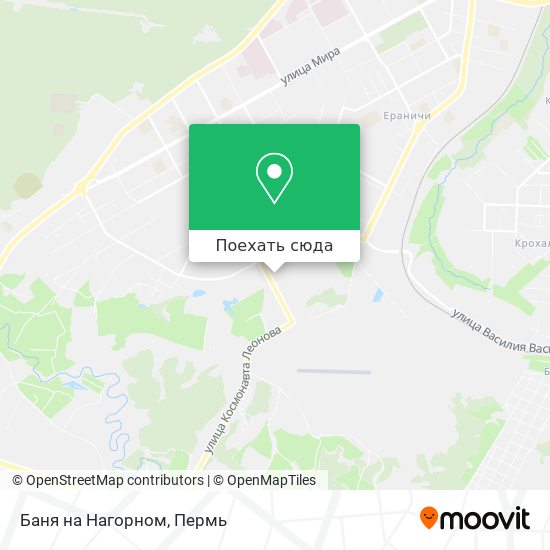 Карта Баня на Нагорном