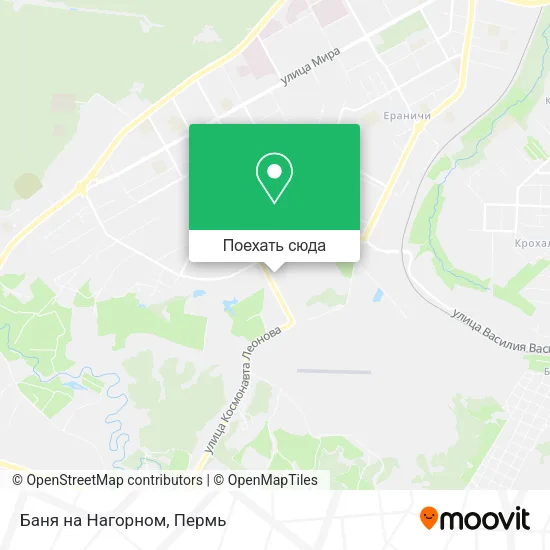 Карта Баня на Нагорном