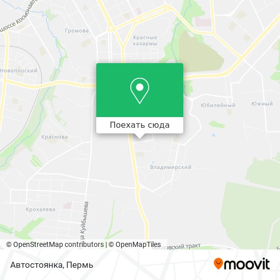 Карта Автостоянка