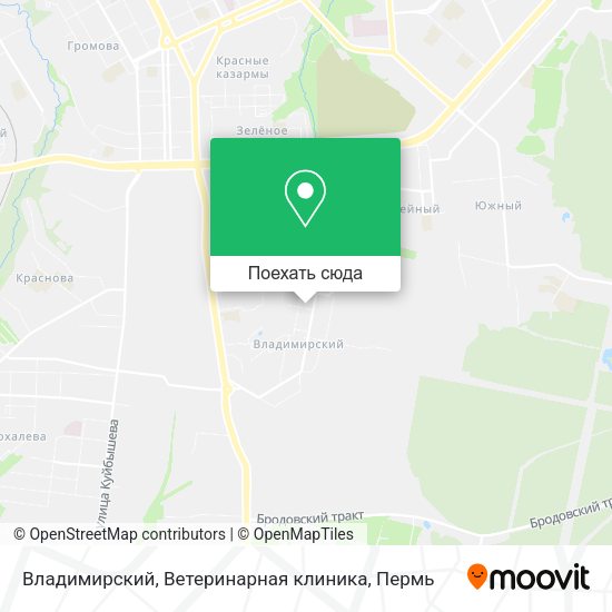 Карта Владимирский, Ветеринарная клиника