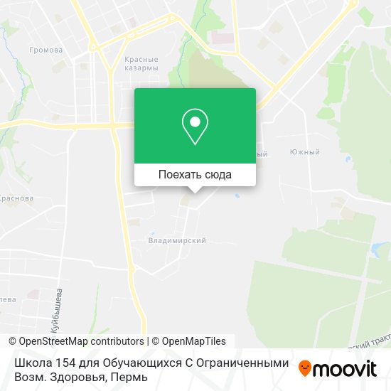Карта Школа 154 для Обучающихся С Ограниченными Возм. Здоровья