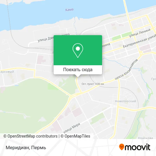 Карта Меридиан