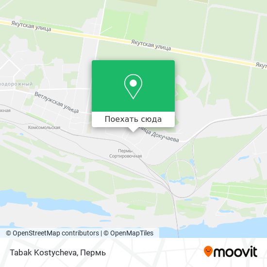 Карта Tabak Kostycheva