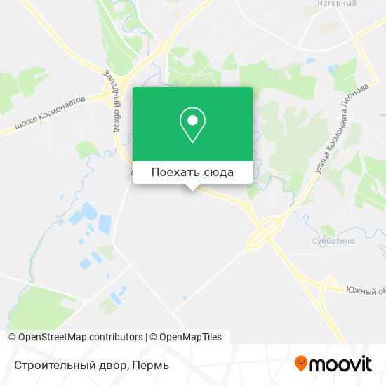 Карта Строительный двор
