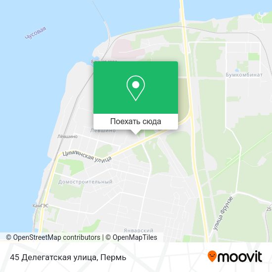 Карта 45 Делегатская улица