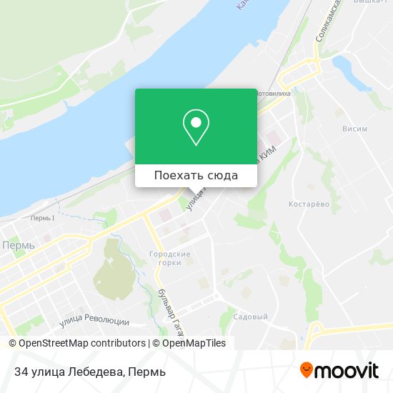 Карта 34 улица Лебедева