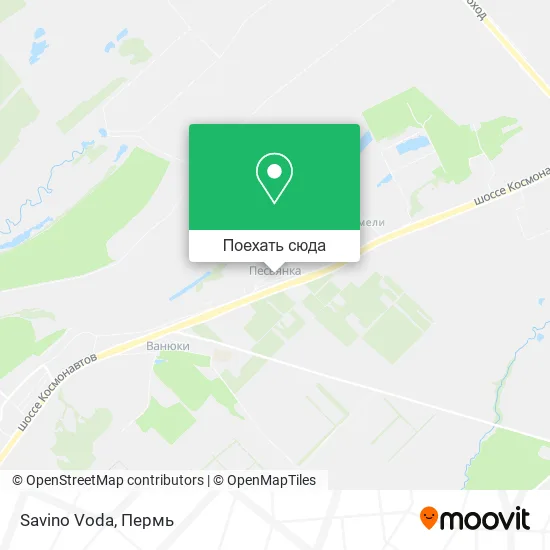 Карта Savino Voda