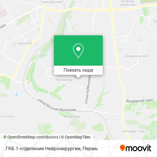 Карта ГКБ 1-отделение Нейрохирургии