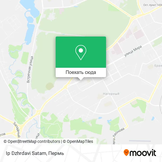Карта Ip Dzhrdavi Satam