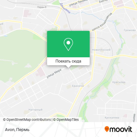 Карта Avon