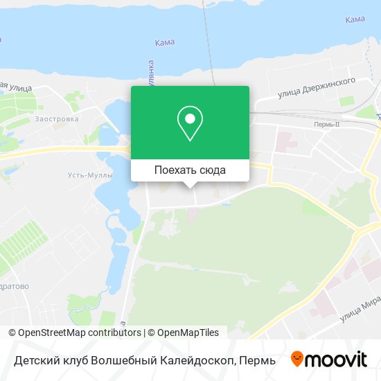 Карта Детский клуб Волшебный Калейдоскоп