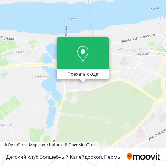 Карта Детский клуб Волшебный Калейдоскоп