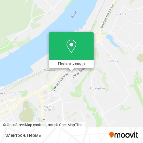 Карта Электрон