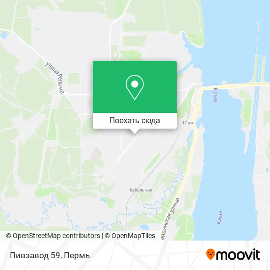 Карта Пивзавод 59