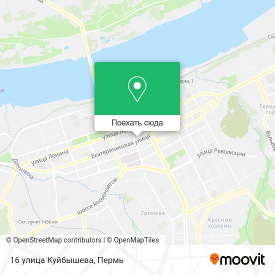 Карта 16 улица Куйбышева
