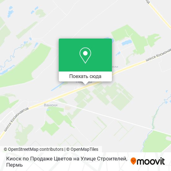 Карта Киоск по Продаже Цветов на Улице Строителей