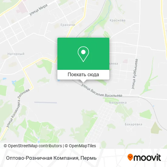 Карта Оптово-Розничная Компания