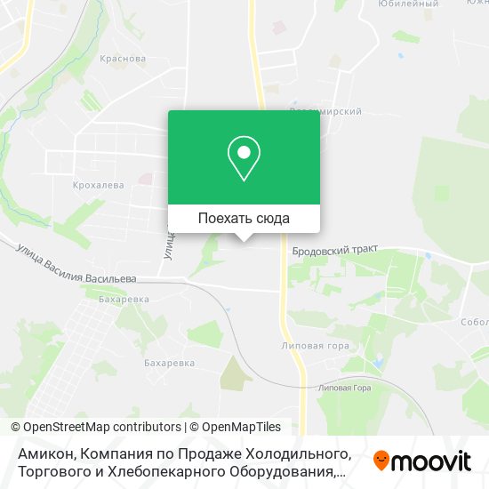 Карта Амикон, Компания по Продаже Холодильного, Торгового и Хлебопекарного Оборудования