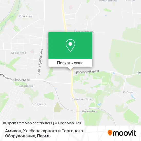 Карта Амикон, Хлебопекарного и Торгового Оборудования