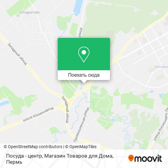 Карта Посуда - центр, Магазин Товаров для Дома
