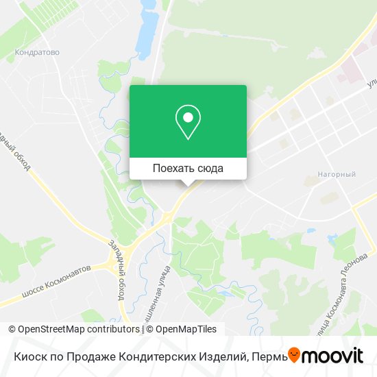 Карта Киоск по Продаже Кондитерских Изделий