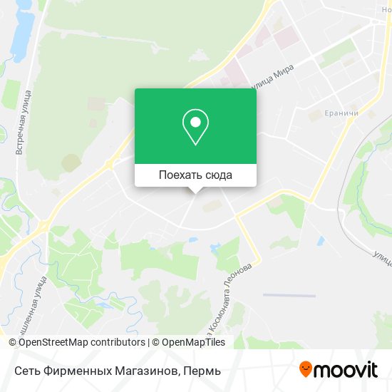 Карта Сеть Фирменных Магазинов