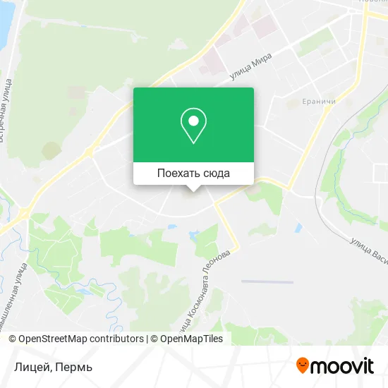 Карта Лицей