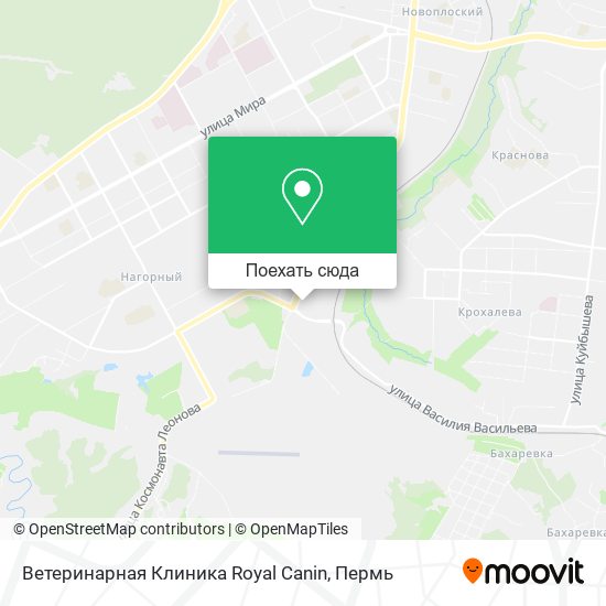 Карта Ветеринарная Клиника Royal Canin