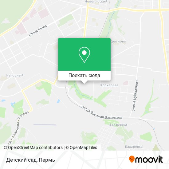 Карта Детский сад