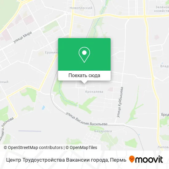 Карта Центр Трудоустройства Вакансии города