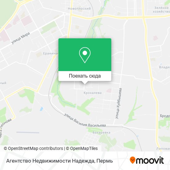 Карта Агентство Недвижимости Надежда