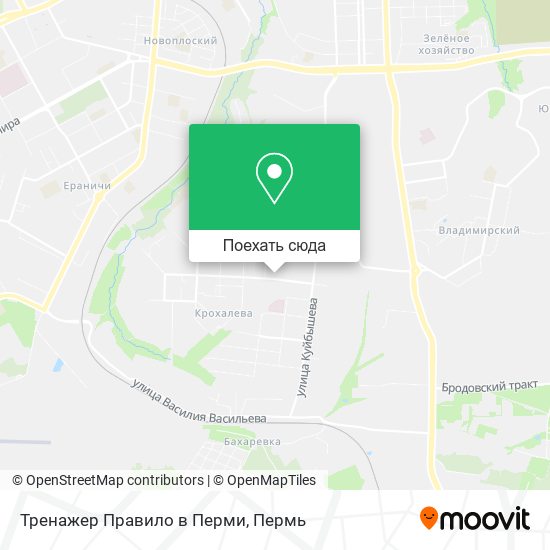 Карта Тренажер Правило в Перми