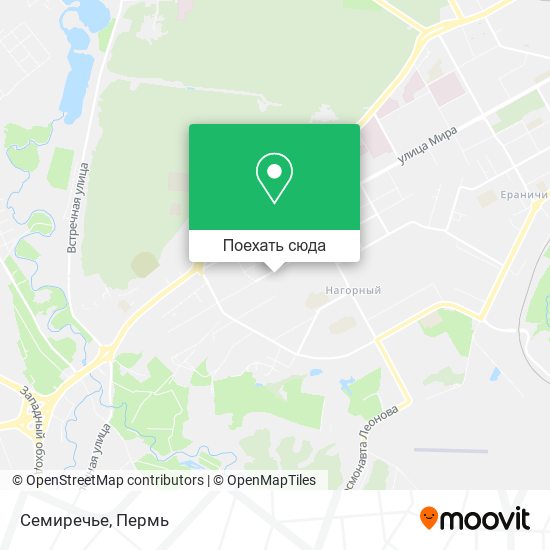 Карта Семиречье