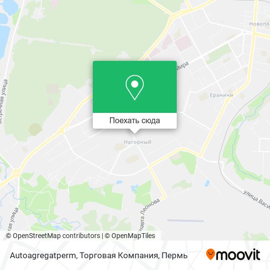 Карта Autoagregatperm, Торговая Компания