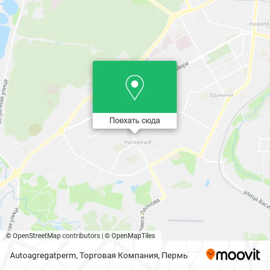 Карта Autoagregatperm, Торговая Компания